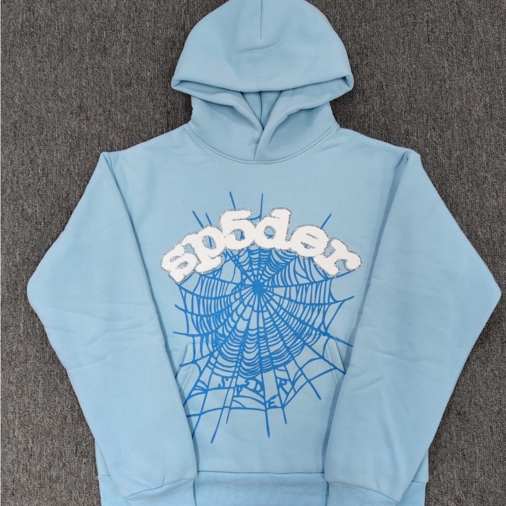 Spyder Men's Light Blue Graphic Hoodie